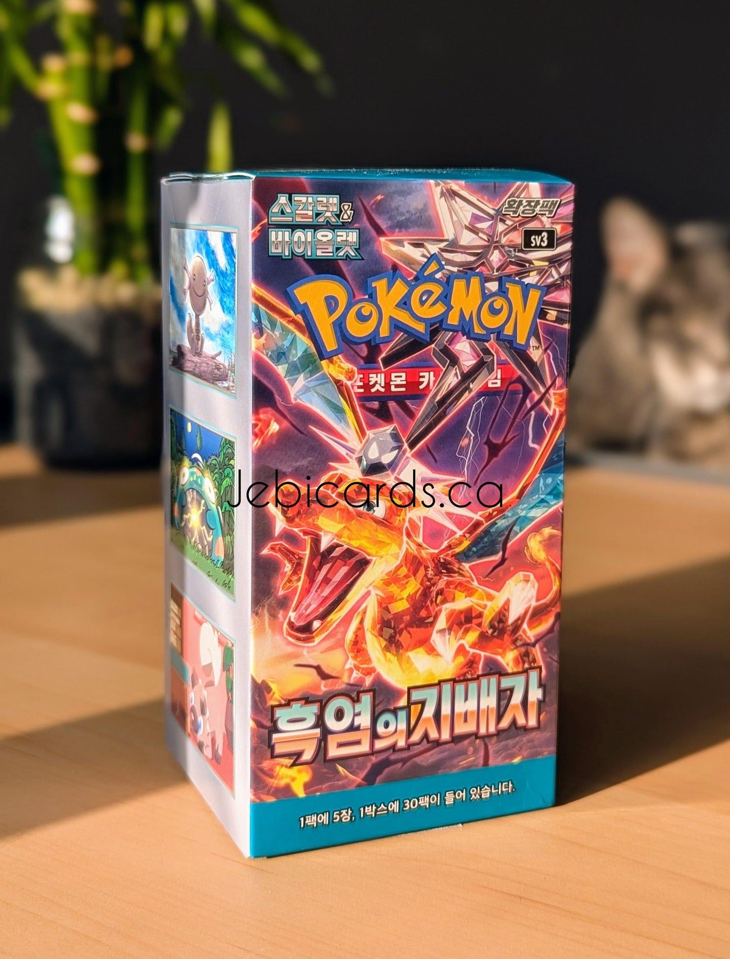Pokemon Ruler of the Black Flame Booster Box (Korean)