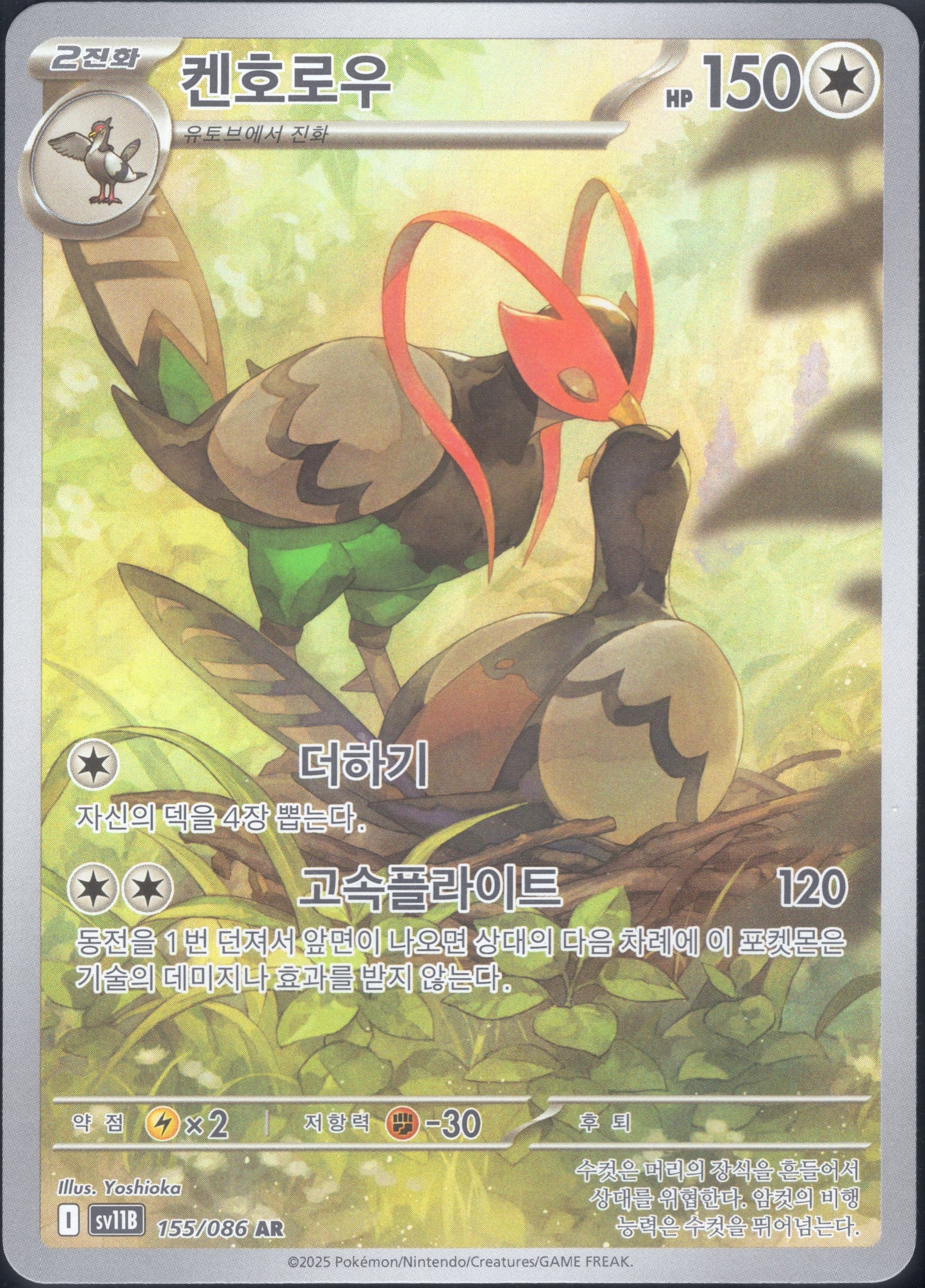 Unfezant (155/086)[Black Bolt][KR]